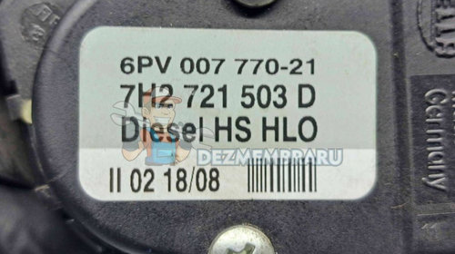 Senzor acceleratie Volkswagen Transporter 5 (7HB, 7HJ) [Fabr 2004-2013] 7H2721503D