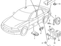 Senzor alarma Audi A6 4B (C5) Sedan 20032.5 TDI OEM 4B0951177