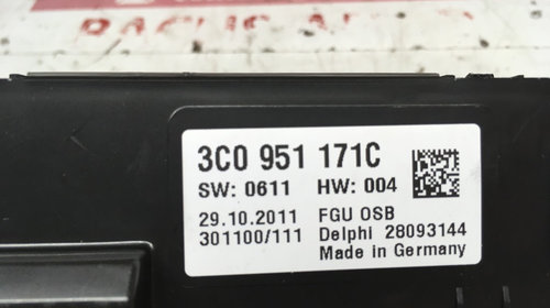 Senzor alarma VW Passat B7 cod: 3c0951171c