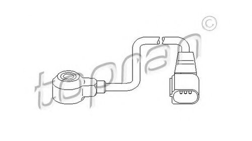 Senzor batai VW GOLF IV Variant 1J5 TOPRAN 11