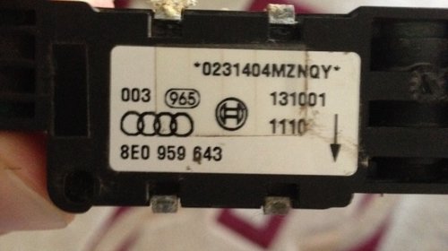 Senzor centura fata pasager Stalp Dreapta Audi A4 B6 cod 8E0959643
