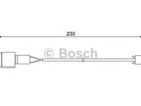 Senzor de avertizare,uzura placute de frana BMW 8 (E31), BMW 5 limuzina (E28), BMW 5 Touring (E34) - BOSCH 1 987 474 910