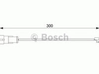 Senzor de avertizare,uzura placute de frana IVECO DAILY II caroserie inchisa/combi (1989 - 1999) Bosch 1 987 474 573
