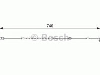 Senzor de avertizare,uzura placute de frana OPEL ASTRA G combi (F35_) (1998 - 2009) Bosch 1 987 474 587