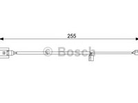 Senzor de avertizare uzura placute de frana punte spate VW TOUAREG/CAYENNE - Cod intern: W20275254 - LIVRARE DIN STOC in 24 ore!!!