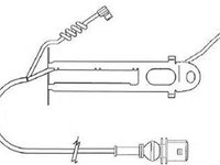 Senzor de avertizare,uzura placute de frana RENAULT TRUCKS Midlum, RENAULT TRUCKS D-Serie - FERODO FAI151