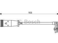 Senzor de avertizare,uzura placute de frana MERCEDES-BENZ VIANO (W639), MERCEDES-BENZ VITO bus (W639), MERCEDES-BENZ VITO / MIXTO caroserie (W639) - B