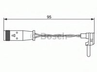 Senzor de avertizare,uzura placute de frana MERCEDES-BENZ A-CLASS (W168), MERCEDES-BENZ S-CLASS limuzina (W220), MERCEDES-BENZ CL-CLASS cupe (C215) -