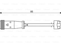 Senzor de avertizare,uzura placute de frana puntea spate (1987473038 BOSCH) MERCEDES-BENZ,VW