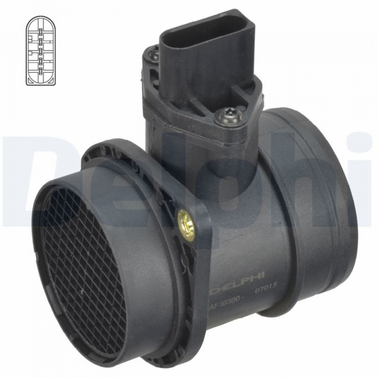 Senzor debit aer DELPHI AF10300-12B1 pentru VW BORA (9M2) 2005-2014