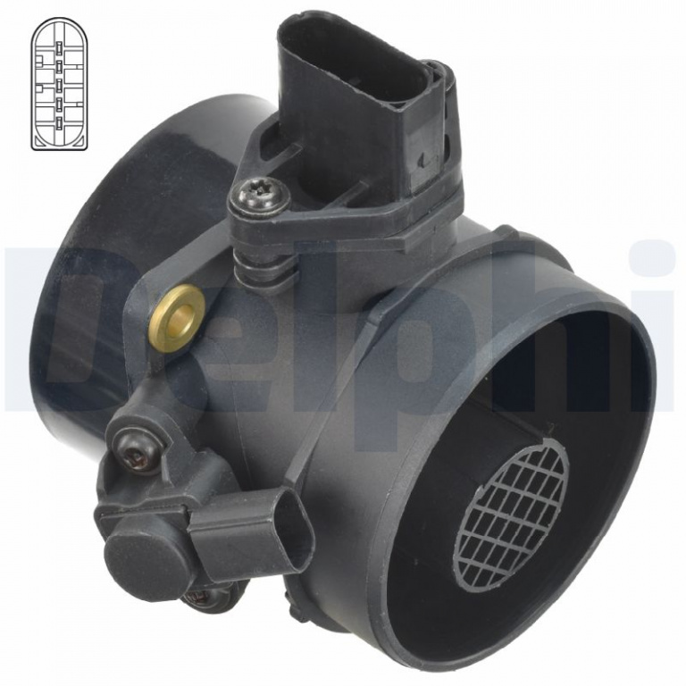 Senzor debit aer DELPHI AF10304-12B1 pentru MERCEDES-BENZ C-CLASS T-Model (S204) 2007-2009