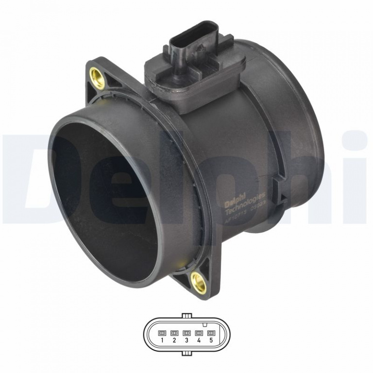 Senzor debit aer DELPHI AF10713-12B1 pentru SSANGYONG REXTON W / REXTON 2012-2017