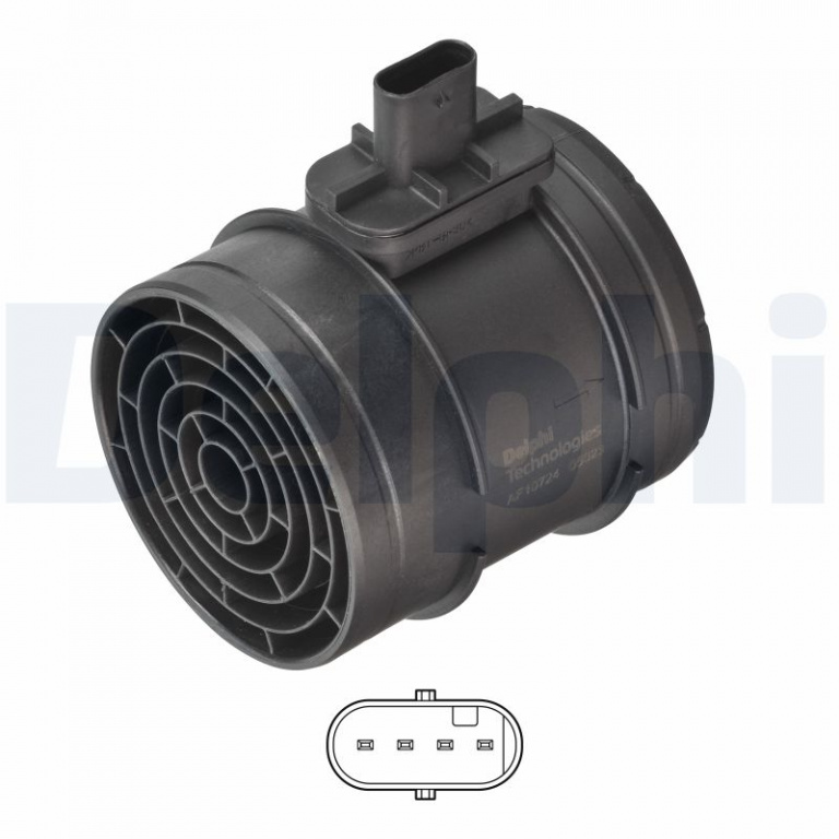 Senzor debit aer DELPHI AF10724-12B1 pentru IVECO DAILY VI caroserie 2014-2021