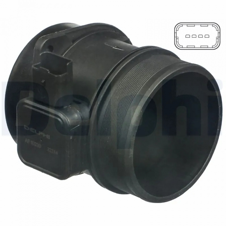 Senzor debit aer DELPHI CITROEN JUMPY II (VF7) 2007-2016 - AF10230-12B1