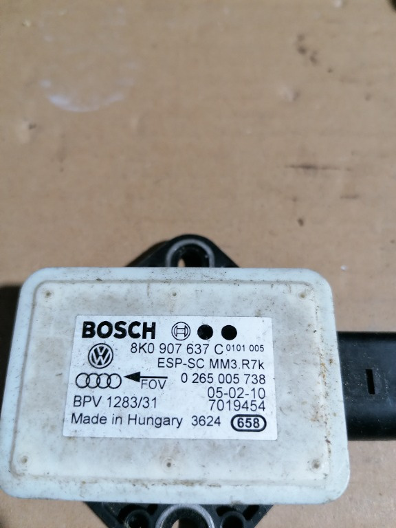 Senzor ESP Audi A4 B8 / A5 / Q5 Model 2007-2015 Cod: 8K0 907 637