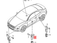 Senzor impact airbag lateral fata Audi A4 B8 2.7 TDI CGK OEM 8K0955557C