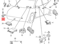 Senzor impact frontal airbag 8E0959651 Audi A4 B6 Break 1.9 tdi 2002 AWX OEM 8E0959651