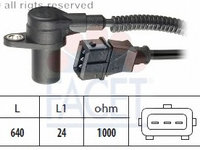 Senzor impulsuri arbore cotit 9 0301 FACET pentru Peugeot Boxer Fiat Ducato CitroEn Jumper CitroEn Relay Iveco Daily