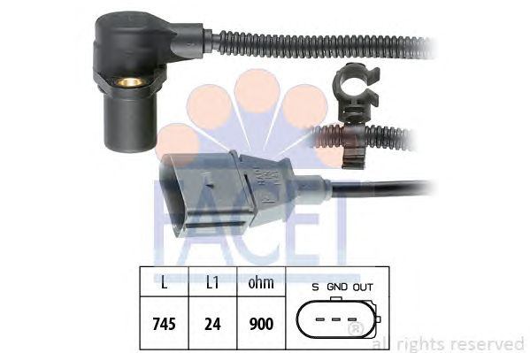 Senzor impulsuri arbore cotit AUDI A8 (4D2, 4D8) - Cod intern: W20239839 - LIVRARE DIN STOC in 24 ore!!!