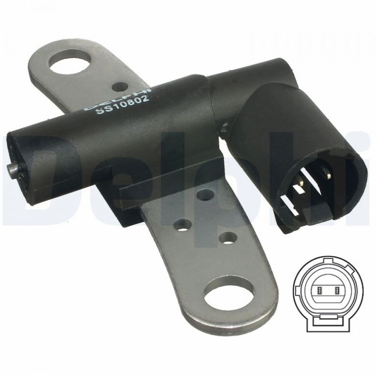 Senzor impulsuri, arbore cotit DELPHI SS10802 se potriveste la RENAULT SANDERO/STEPWAY I (BS_) 2007 2008 2009 2010 2011 2012 2013 2014 2015