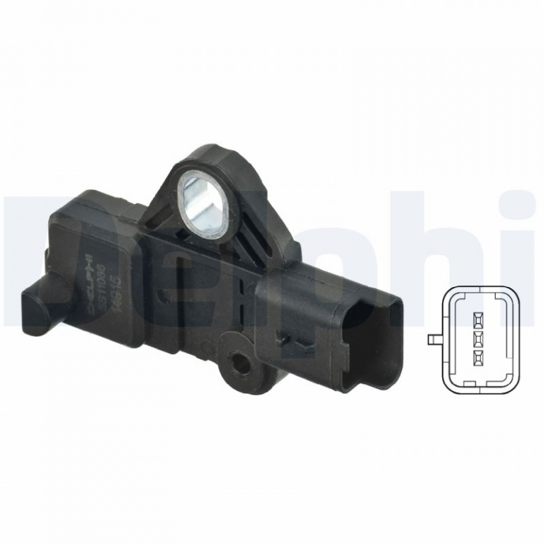 Senzor impulsuri, arbore cotit DELPHI SS11086 la CITROEN JUMPY II caroserie 2007 2008 2009 2010 2011 2012 2013 2014 2015 2016