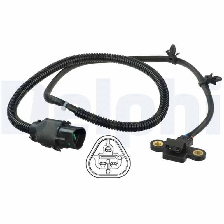 Senzor impulsuri, arbore cotit DELPHI SS11089 pentru masina HYUNDAI TRAJET (FO) 2000 2001 2002 2003 2004 2005 2006 2007 2008