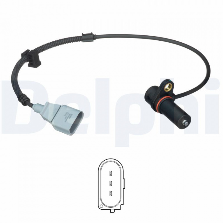 Senzor impulsuri, arbore cotit DELPHI SS11226 compatibil cu VW POLO (9N_, 9A_) 2001 2002 2003 2004 2005 2006 2007 2008 2009