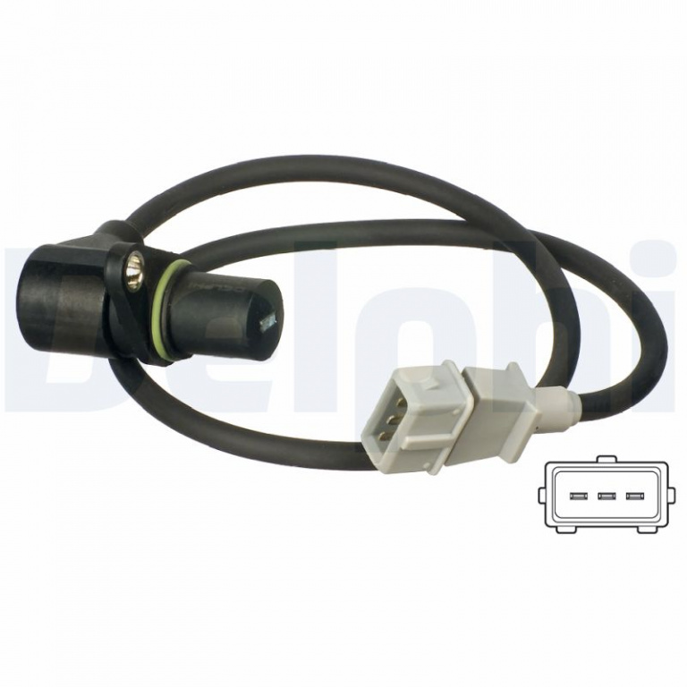 Senzor impulsuri, arbore cotit (SS11019 DELPHI) AUDI,VW A4|A4, A4 / S4|A6, A6 / S6|PASSAT