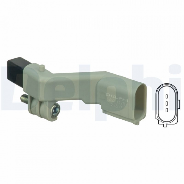 Senzor impulsuri, arbore cotit (SS11170 DELPHI) AUDI,SEAT,SKODA,VW A1|A3|A3, A3 / S3|A4|A4 Allroad|A4, A4 / S4|A5, A5 / S5|A6|A6, A6 / S6|ALHAMBRA|ALTEA|ALTEA XL|AMAROK|BEETLE|BEETLE, BJALLA, FUSCA|BO
