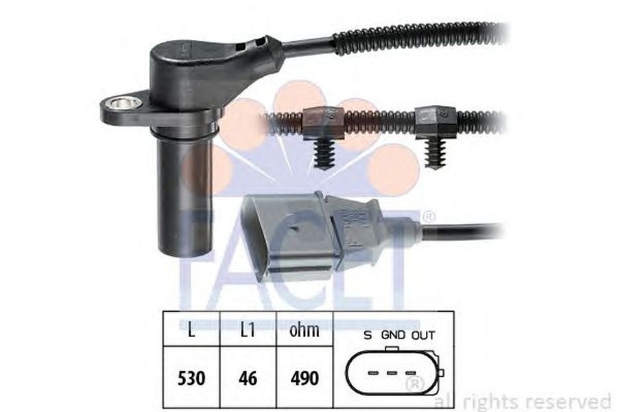 Senzor impulsuri arbore cotit VW BORA 1J2 FACET FA 9.0504