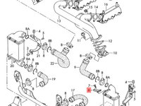 Senzor MAP Audi A4 8E 2002 2003 1.9 TDI AWX OEM 038906051