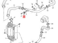 Senzor MAP VW Golf 5 2.0 TDI BMM 2008 OEM 038906051C