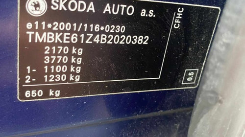 Senzor parcare spate Skoda Octavia 2 2011 Break 2.0