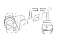 Senzor pozitie ax cu came 500 986 TOPRAN pentru Bmw Seria 3 Bmw Seria 5