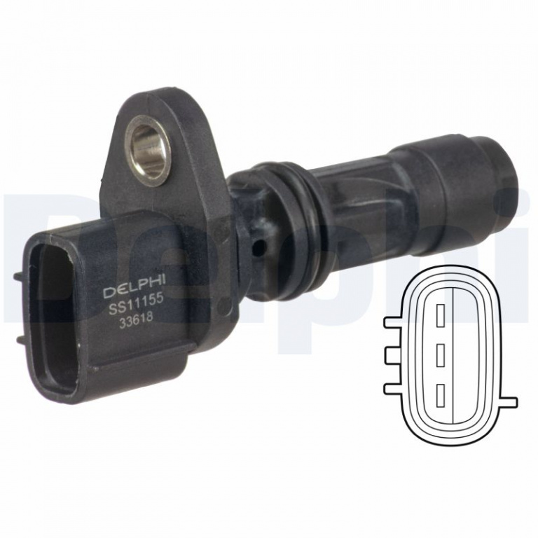 Senzor,pozitie ax cu came DELPHI SS11155 model NISSAN NAVARA platou / sasiu (D22) 2002 2003 2004 2005 2006 2007