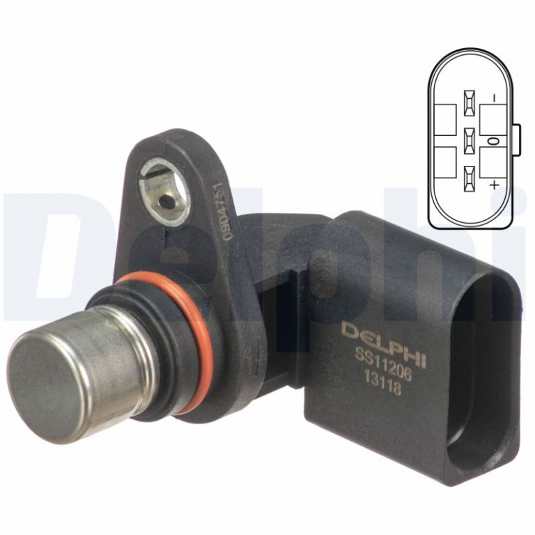 Senzor,pozitie ax cu came DELPHI SS11206 model VW TRANSPORTER T4 caroserie (70A, 70H, 7DA, 7DH) 1996 1997 1998 1999 2000 2001 2002 2003