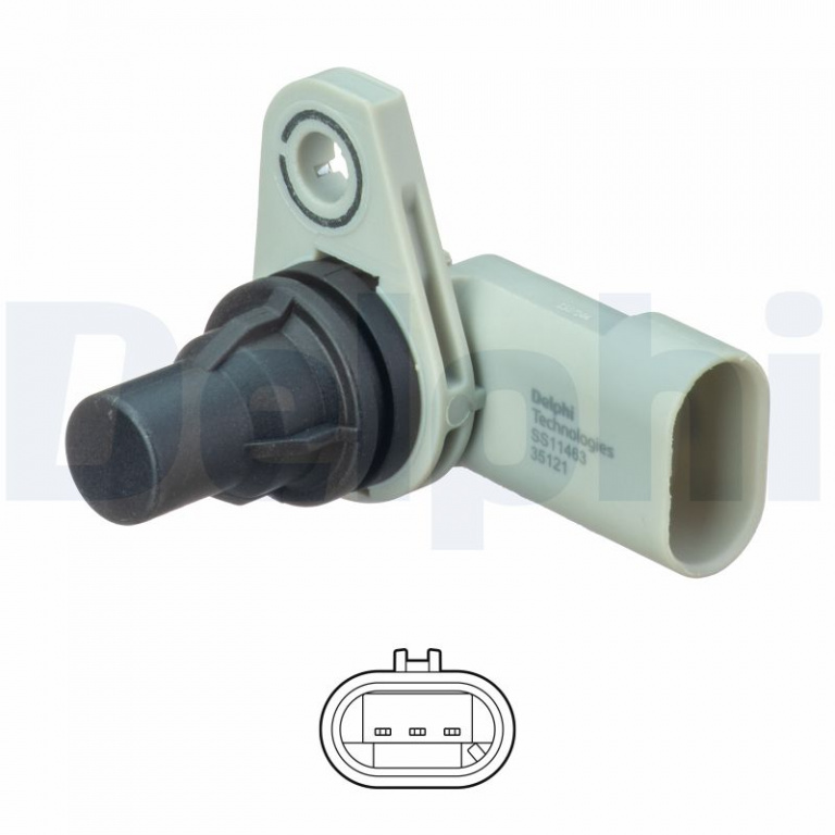 Senzor,pozitie ax cu came DELPHI SS11463 model FIAT TIPO combi (356_, 357_) 2016 2017 2018 2019 2020 2021 2022 2023 2024 2025