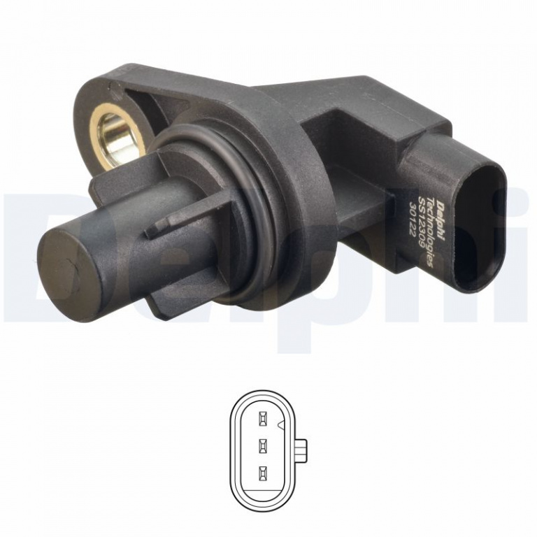 Senzor,pozitie ax cu came DELPHI SS12309-12B1 la MERCEDES-BENZ GLC Coupe (C253) 2016 2017 2018 2019