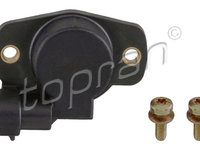 Senzor pozitie clapeta acceleratie 700 814 TOPRAN pentru Renault Laguna Renault Clio Renault Espace Renault Megane Renault ScEnic Renault Symbol Renault Thalia Dacia Logan Dacia Duster Dacia Sandero