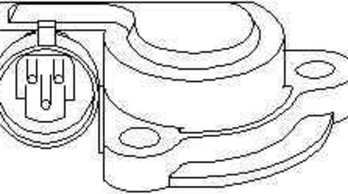 Senzor pozitie clapeta acceleratie OPEL TIGRA