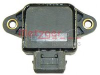 Senzor, pozitie clapeta acceleratie PEUGEOT 806 (221), VOLVO 850 combi (LW), OPEL MONZA E (39_, 49_) - METZGER 0904002