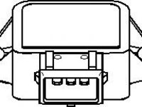 Senzor, pozitie clapeta acceleratie PEUGEOT 806 (221), OPEL MONZA E (39_, 49_), OPEL KADETT E Cabriolet (43B_) - TOPRAN 205 631