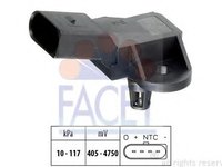 Senzor presiune aer VW NOVO FUSCA (9C1, 1C1), SKODA FABIA (6Y2), SKODA FABIA Combi (6Y5) - FACET 10.3090