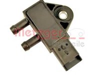 Senzor, presiune gaze evacuare PEUGEOT 206 hatchback (2A/C), Citroen XSARA PICASSO (N68), PEUGEOT 607 limuzina (9D, 9U) - METZGER 0906029