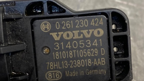 Senzor presiune supraalimentare,Volvo v40 s60 v60 v70 s80 s90 v90 xc40 xc60 xc70 xc90 31405341