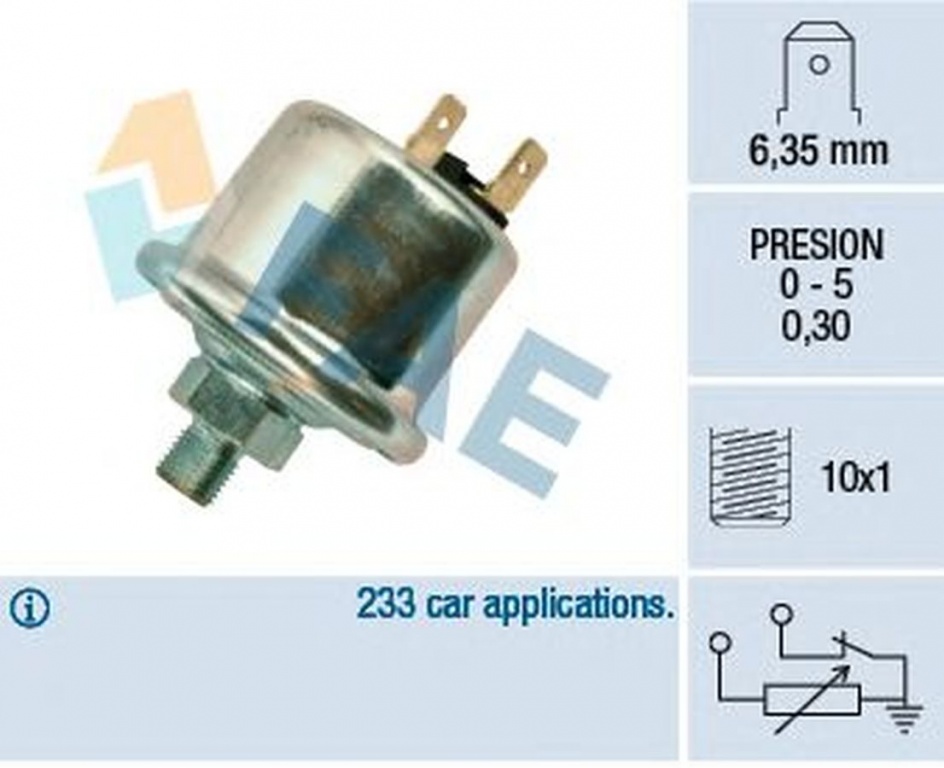 Senzor presiune ulei AUDI A4 Avant 8D5 B5 FAE 1474