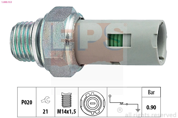 Senzor presiune ulei EPS RENAULT LOGAN/STEPWAY II (L8_) 2013-2018 - 1.800.153