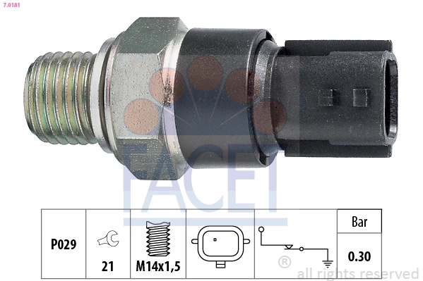 Senzor presiune ulei FACET RENAULT LOGAN I combi (KS_) 2007-2015 - 7.0181
