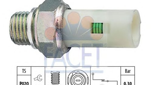 Senzor presiune ulei RENAULT CLIO Mk II (BB0/