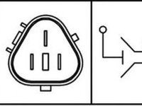 Senzor sonda temperatura apa AUDI TT Roadster 8N9 HELLA 6ZT007800111